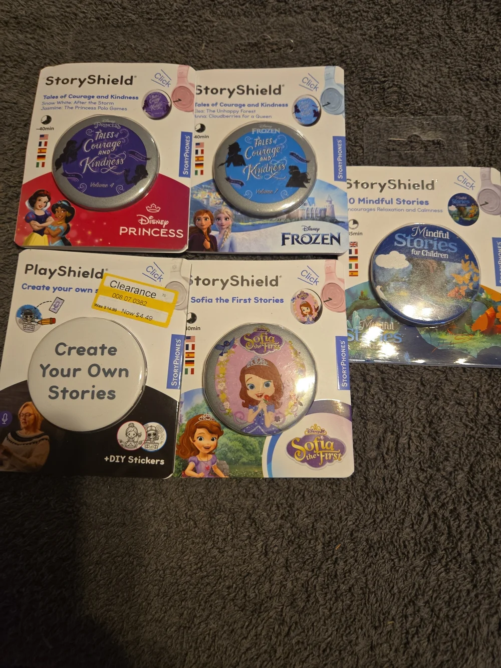 Disney Princess & Frozen Kids Audio Story Discs - 477